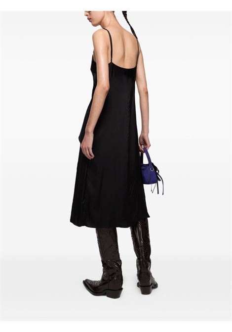 abito satin donna nero ACNE STUDIOS | A20926900